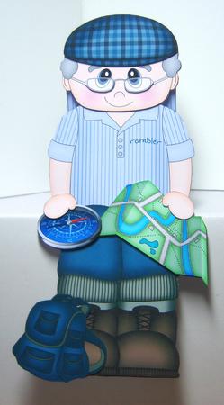 3D on the Shelf Card Kit - Little Rambler Old Man Randolph by Katie Silver