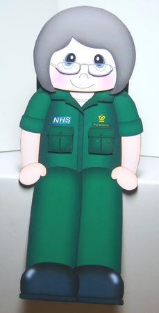 3D on the Shelf Card Kit - Little Nhs Paramedic Rowan by Katie Silver