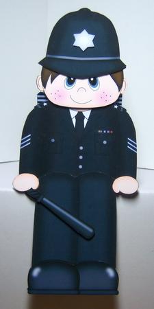 3D on the Shelf Card Kit - Police Sergeant Scott by Katie Silver
