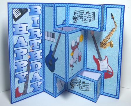 Shutter Surprise Card - Moody Blue by Katie Silver