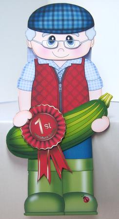 3D on the Shelf Card Kit - Village Show Marrow Prize Harley by Katie Silver