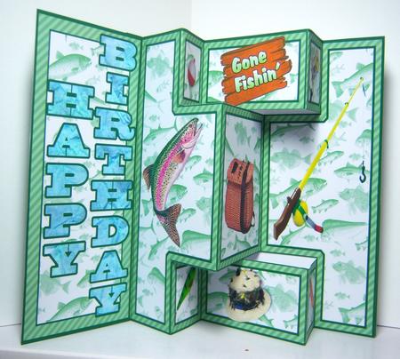 Shutter Surprise Card - Gone Fishin by Katie Silver