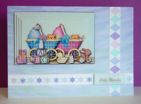 Baby Ellie and Family Ribbons by Katie Silver