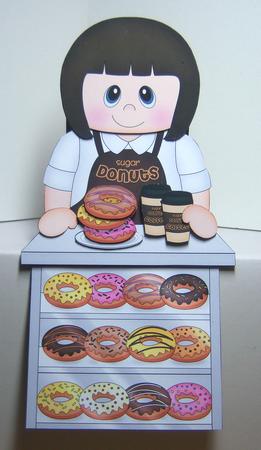 3D on the Shelf Card Kit - Coffee & Donut Shop Rosalind by Katie Silver