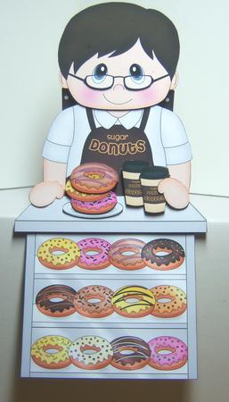 3D on the Shelf Card Kit - Coffee & Donut Shop Andres by Katie Silver