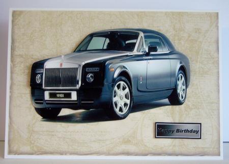 Bentley Decoupage by Katie Silver