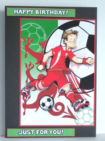 Football Dude Wales. by Katie Silver