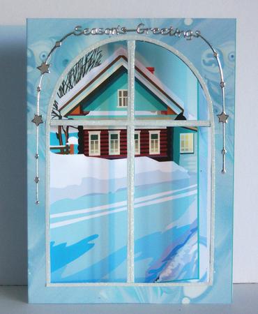 Winter Scene Window Card Kit by Katie Silver