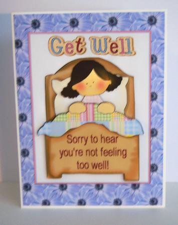 Blue Floral Backing Paper by Katie Silver
