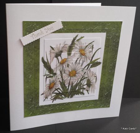 Beautiful Vintage Daisies Pyramid Topper by Katrina Mills