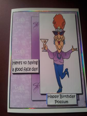 Edna Says Happy Birthday Possum by Katy campbell