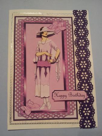 Lilac Framed Lovely by Katy campbell