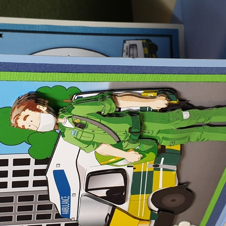 Thank You Paramedic Dude Decoupage Sheet by Kay Porter