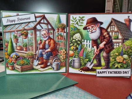 gardening toppers by Kay Porter