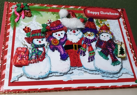 Santa and the Red Hat Snowmen  by Kay Porter