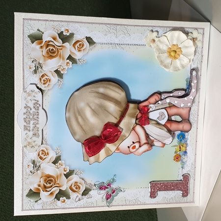 Cute Little Baby Girl Lotti Mini Kit  by Kay Porter