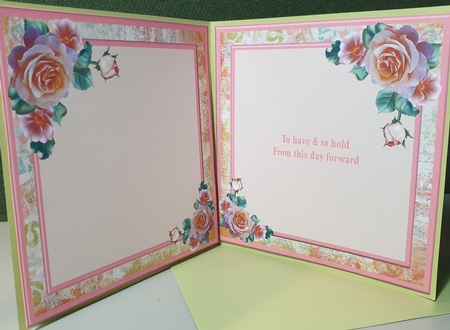 Wedding Day Mini Kit & Decoupage - Bride & Groom by Kay Porter