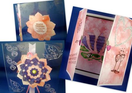 Oriental Inspired Backing Paper by Keeley Towler