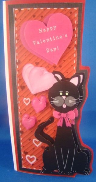 Valentine Cat Dl by Keeley Towler