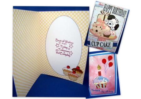 Cupcakes Insert (plaid) by Keeley Towler