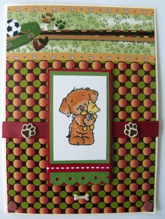 Puppy Paws Border Sheet by Keeley Towler