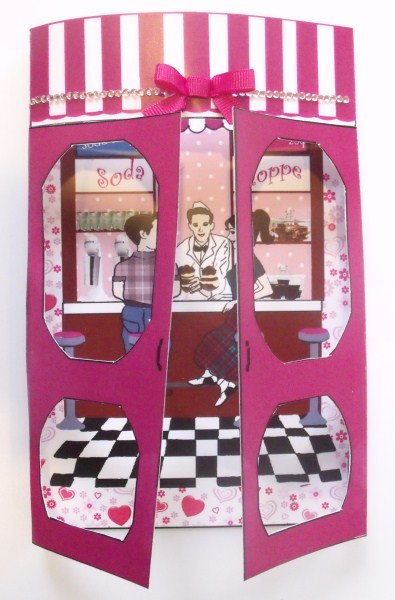 Soda Shoppe 3D Box Card by Keeley Towler