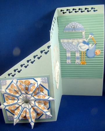 Stork with Tea Bag Tiles, Boy by Keeley Towler