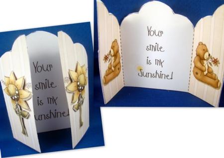 Your Smile Gatefold Card by Keeley Towler