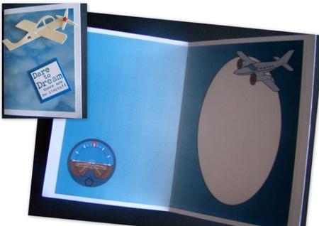 Plane Insert (blue Gradient) by Keeley Towler