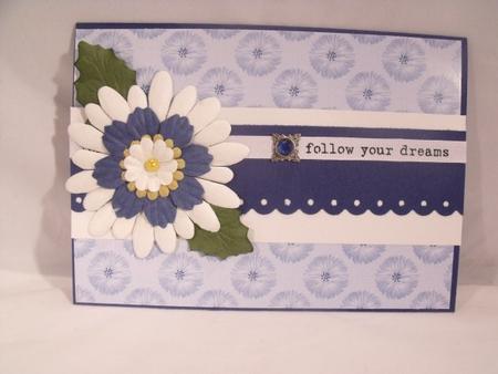 Cornflower Backing Paper in Blue by Keeley Towler