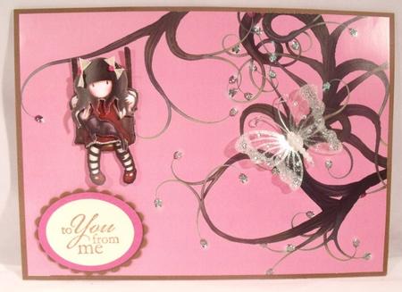 Enchanted Forest in Pink Backing Paper by Keeley Towler