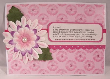 Cornflower Backing Paper in Pink by Keeley Towler