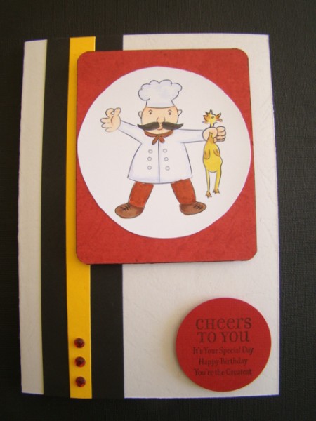 Mario De Chef Digi Stamp by Keeley Towler