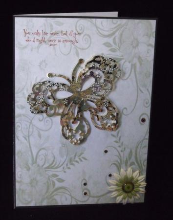 Green Swirls and Flowers by Keeley Towler