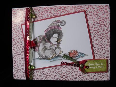 Gradient Lace Christmas Backing Paper #3 by Keeley Towler