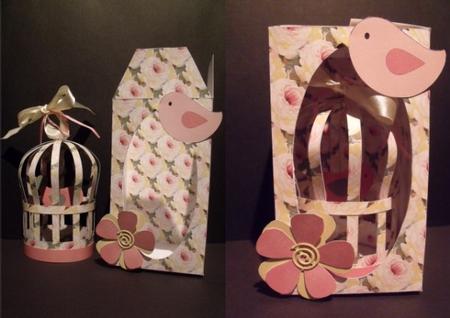 Cream Rose Birdcage by Keeley Towler