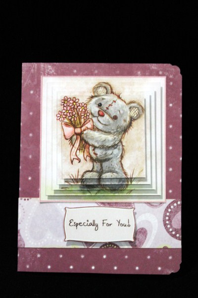 Freddy the Teddy Pyramid Topper Sheet by Keeley Towler