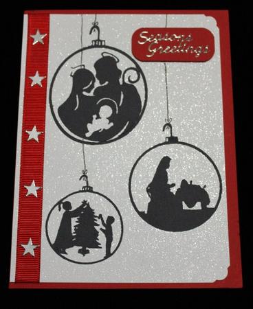 Tree & Bauble Silhouettes Robo by Keeley Towler