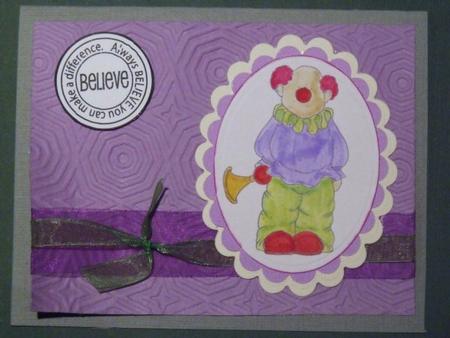 Clown Doodles Digi Stamp by Keeley Towler