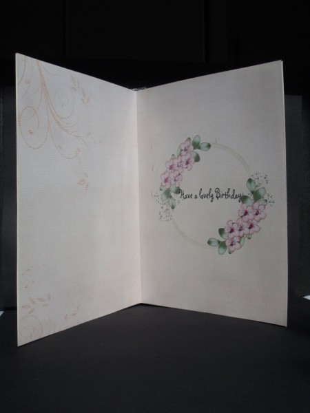 Floral Birthday Insert by Keeley Towler