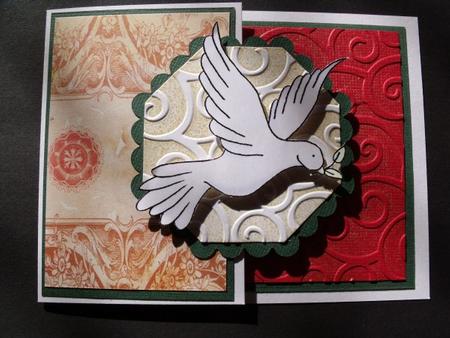 Xmas Dove 3D Decoupage Sheet by Keeley Towler