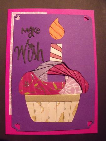Cupcake with Candle by Keeley Towler