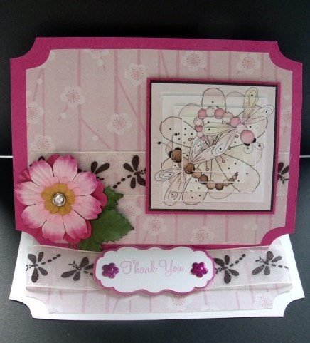 Oriental Inspired Backing Paper by Keeley Towler