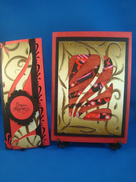 Abstract in Red and Black by Keeley Towler