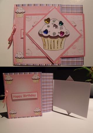 Cupcake Flip Flop Card Kit - 4 Pages by Keeley Towler