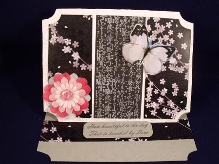 Oriental Inspired Backing Paper by Keeley Towler
