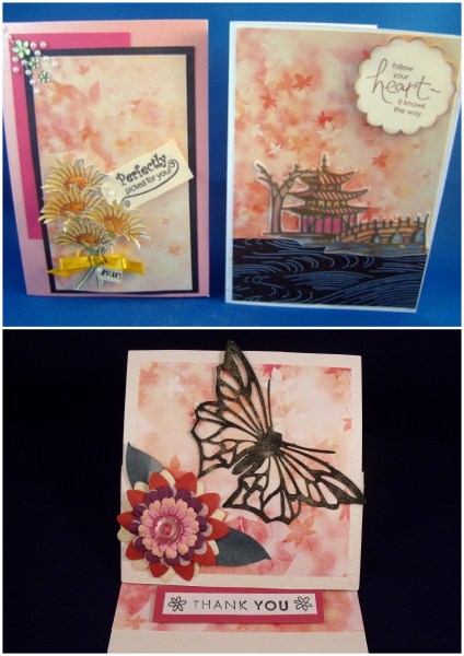 Oriental Inspired Backing Paper by Keeley Towler