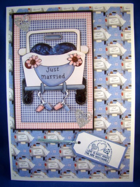 Just Married Background by Keeley Towler