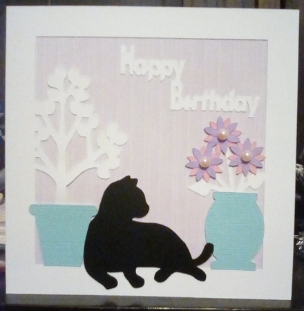 Sleeping Cat Card by Kelley Blacker