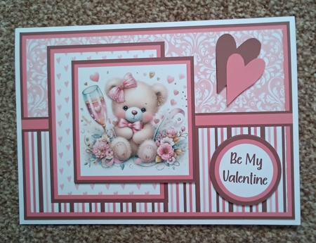 Pink Hear Bear by Kelley Blacker